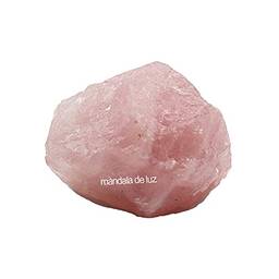 Pedra Bruta de Quartzo Rosa Natural Cristal do Amor P