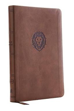Kjv, Thinline Bible Youth Edition, Leathersoft, Brown, Red Letter Edition, Comfort Print: Holy Bible, King James Version