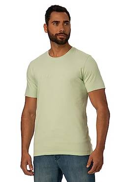T-Shirt Logo Bordado, Guess, Masculino, Verde Claro, GG