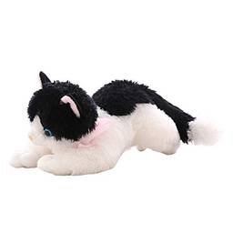 Simulação de brinquedo de pelúcia boneca filhote de cachorro gato poodle bonito para enviar as crianças agarram presente
