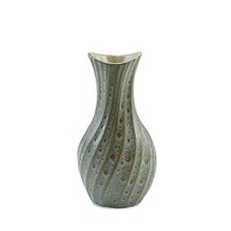 Vaso de Cerâmica Gode 22,5Cm Azul Reagente - Ceraflame Decor