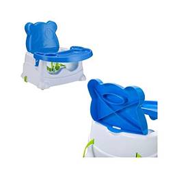 Cadeira Booster Alimentação Ursinho Baby Style Cor:Azul
