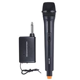Strachey Amplificador de voz portátil sem fio unidirecional microfone dinâmico para a Promoção da Cerimônia Karaoke Meeting