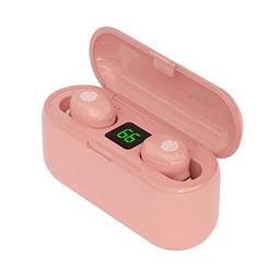 Fone de Ouvido Bluetooth 5.1 Sem Fio Intra-auricular Running (pink(rosa))