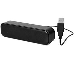 Bonnu Mini alto-falante de computador com fio USB desktop alto-falante estéreo decodificação de áudio player de canal duplo barra de som de áudio para PC tablet laptop