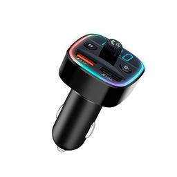 Carregador Veicular Universal, Reprodutor de MP3 para Carro, Conexão Bluetooth, Reprodução de Música, Atendimento de Chamadas com um Toque