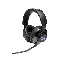 JBL Quantum 400 – Fones de ouvido circum-auriculares para jogos com USB e mostrador de equilíbrio para bate-papo – Preto