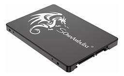 Somnambulist SSD 2TB SATA III 6GB/S Interno Disco sólido 2,5”7mm 3D NAND Chip Up To 520 Mb/s (Preto Dragão-2TB)