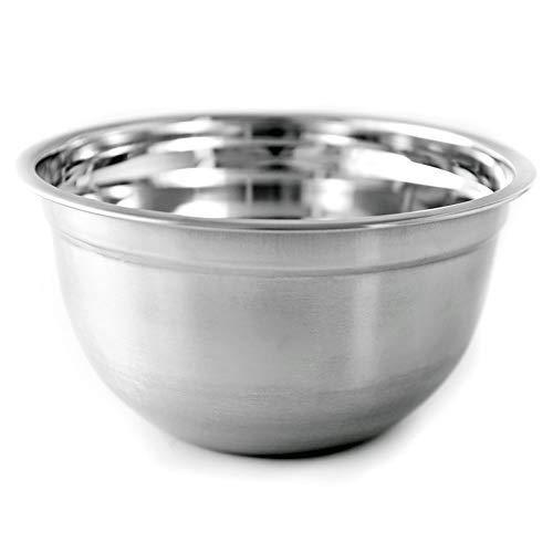 Tigela Mixing Bowl Aço Inox Gourmet Mix Prata 26Cm