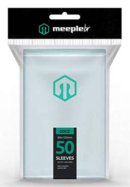 Sleeves MeepleBR - GOLD (80x120mm)