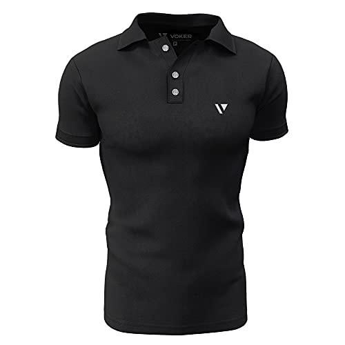 Camisa Gola Polo Voker Com Proteção Uv Premium - M - Preto