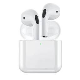 Fones De Ouvido TWS Pro4 Fone de ouvido sem fio Fone de ouvido compatível com Bluetooth 5.0 à prova d'água com Microfone de ouvido Estéreo Hifi Sem Fio Com Gps/Renome/Pop-up/Inpods