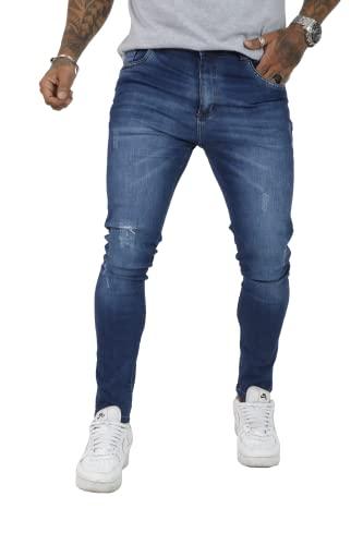 Calça Masculina Super Skinny (Jeans Média, 42)