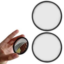 Espelho Convexo para Retrovisor 2 Pecas 5,5cm ajuda a olhar