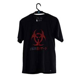 Camiseta Biohazard, Resident Evil, Masculino, Preto, 4G