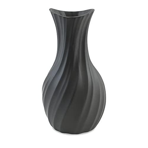 Vaso de Cerâmica Gode 32Cm Grafite - Ceraflame Decor