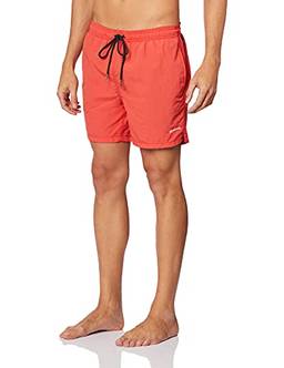 Solid Beach Short, Coral, 4