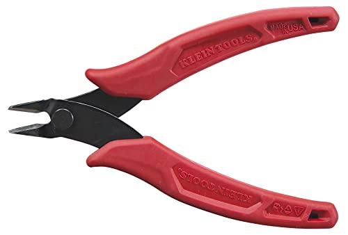 Klein Tools Alicates D275-5, alicates de corte diagonal com cortador de precisão são leves e ultrafinos para trabalho em áreas confinadas, 13 cm