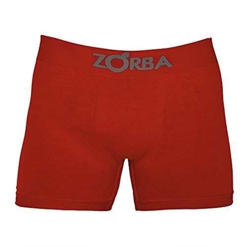 Cueca Zorba Boxer Seamless 781 Vermelho Escuro - P