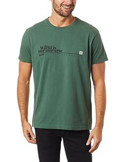 Camiseta,T-Shirt Vintage Our Universe,Osklen,masculino,Verde Escuro,P