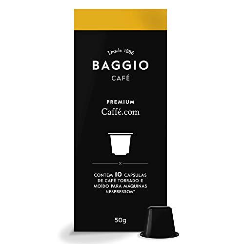 Cápsulas de Café Premium Caffè.com Baggio Café, compatível com Nespresso, contém 10 cápsulas