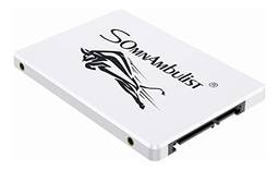 Somnambulist SSD 240GB SATA III 6GB/S Interno Disco sólido 2,5”7mm 3D NAND Chip Up To 520 Mb/s (Branco Bovino-240GB)