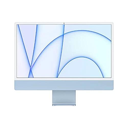 Apple iMac (de 24 polegadas, Processador M1 da Apple com CPU 8?core e GPU 8?core, 8 GB RAM, 256 GB) - Azul