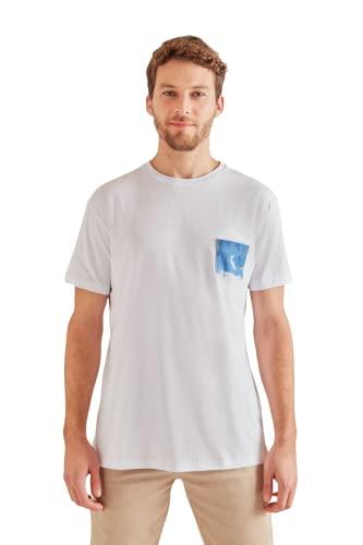 Camiseta Bolso Pica-pau Nuvem Conforto Estilo Reserva