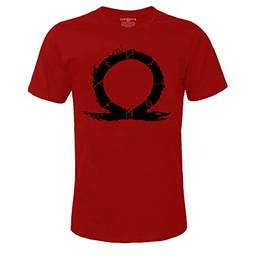Camiseta God of War Omega, Unissex, Vermelha GG