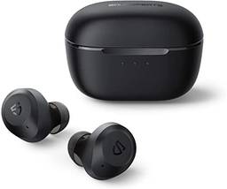 SOUNDPEATS T2 ANC Fones de ouvido sem fio Bluetooth 5.1, Fones de ouvido híbridos com cancelamento de ruído ativo, Earbuds 6 microfones embutidos Driver 12mm IPX5 Baixo poderoso Som estéreo Modo de Transparência USB-C, Capa de Carregamento Total 30 horas