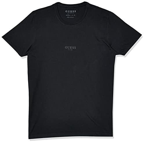 T-Shirt Silk Laser, Guess, Masculino, Preto, M