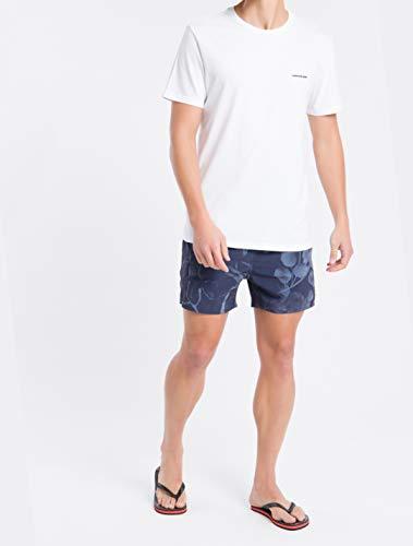 Camiseta,Logo básico,Calvin Klein,Masculino,Branco,GG