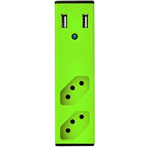 Carregador USB com Filtro de Linha - Bem ligado Preto/Verde - Enermax, 315020020100