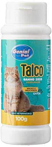 Talco Banho Seco Genial Gatos 100g Genial Pet para Cães