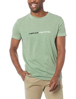 Camiseta Stone Osklenamazonia Eco, Osklen, Masculino, Verde Cerrado, P