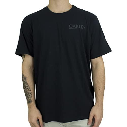 Camiseta Oakley Masculina Graphic Logo Tee, Preto, M