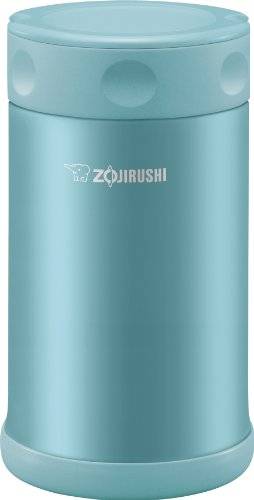 Zojirushi Jarra de alimentos de aço inoxidável, 740 ml, azul aquático