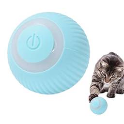 Brinquedo de bola de gato USB - bola de 360 graus auto-rotativa - brinquedo de animal recarregável USB, presente de exercício de entretenimento para gatos, gatinhos, brinquedos elétricos para animais de estimação Uwariloy