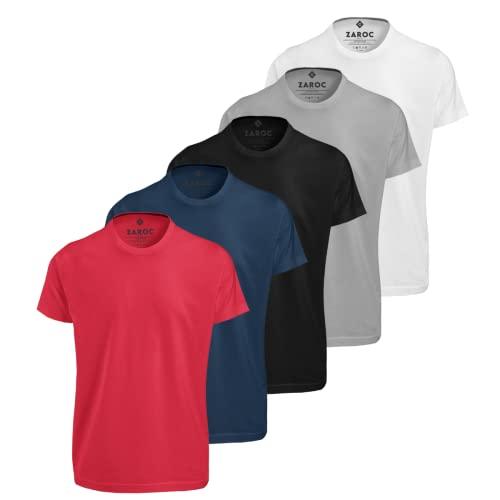 Kit 5 Camisetas Masculinas Básicas 100% Algodão (M)