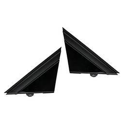 KESOTO 2 peças capas de de de porta de carro capas triangulares acessórios para 2012-2019 1sh17kx7aa 1sh16kx7aa, Gloss Black