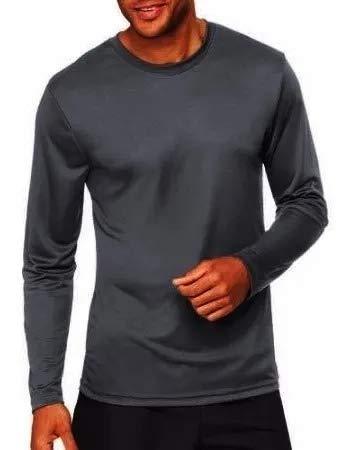 Camiseta UV Protection Masculina UV50+ Tecido Ice Dry Fit Secagem Rápida M Cinza