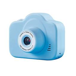 Moniss Câmera digital de 20 MP para crianças com suporte de tela IPS de 2 polegadas Câmera de vídeo com foco automático 1080P com slot para cartão TF (máximo de 32 GB), azul