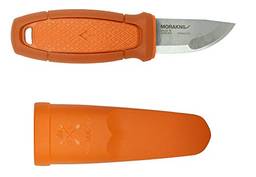 Morakniv Faca Eldris de lâmina fixa de bolso com lâmina e bainha de aço inoxidável, 5,8 cm