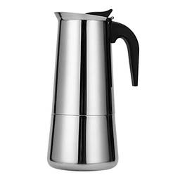 calau Fogão Com Leite,Cafeteira cafeteira de aço inoxidável portátil elétrico mocha latte fogão espresso filtro pote europeu copo de café