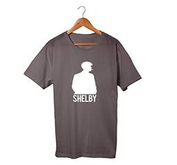 Camiseta Unissex Serie Peaky Blinders Shelby Netflix 100% Algodão (Chumbo, G)