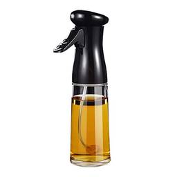 Pulverizador de óleo Garrafa de spray de óleo de vidro 200ml Pulverizador de névoa não entupimento para azeite de oliva água Molho de soja Cozinhar Assar Assar Churrasco-OUIYT