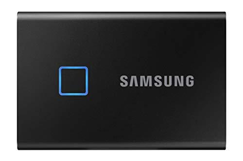 SSD Portátil SAMSUNG T7 Touch 500GB - 1050MB/s - USB 3.2, Preto (MU-PC500K/WW)
