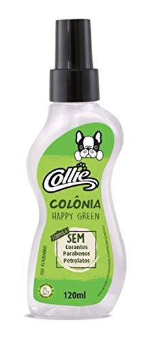 Colônia para pêlos de cães, Happy Green, Collie Vegan, 120 ml, Verde