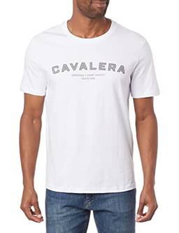 T-Shirt Cavalera Indie Institucional Rel, Masculino, Cavalera, Branco, G