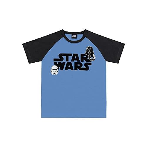 Camiseta Personagens da Saga - Star Wars Azul 6